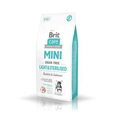 Brit Care Mini Graanvrij Licht & Gesteriliseerd 400g