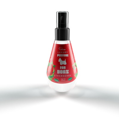 OVER ZOO Luxe parfum voor hond aardbei - 150ml