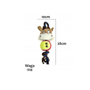 Touwtrekkend hondenspeeltje 28 cm