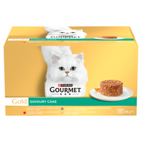 Purina Gourmet Gold Kattenvoer Hartige Taart 48 x 85 g + VERRASSING VOOR DE KAT