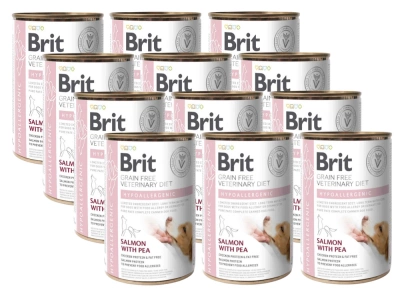 Brit Grain Free Veterinary Diet Hond Hypoallergeen Zalm met Erwten 400g