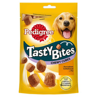 Pedigree Tasty Bites Chewy Cubes Kip en Eend hondensnack 130g