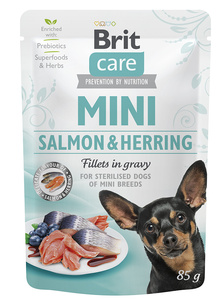 Brit Care Mini Filets in Zalm & Haring Saus 10x85g