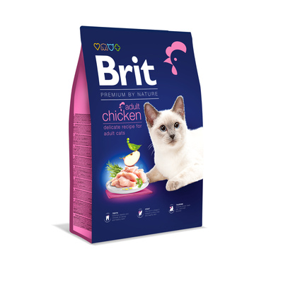 BRIT Premium By Nature Adult Kat Kip 8kg + GRATIS een verrassing voor je kat!