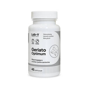 LAB-V Geriato Optimum - Gezondheidsondersteuning voor honden en katten 45 capsules
