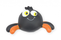  DOG LIFE STYLE Spiderman met gluuroogjes zwart, 15cm