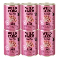 WILD FARM Pate Lam 6x400g - glutenvrij kattenvoer