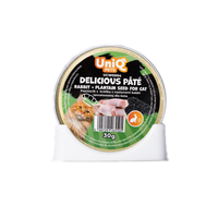 UNIQ PETS Nat kattenvoer ROYAL RABBIT konijnenpastei met lancetzaad 30 g x 8 st