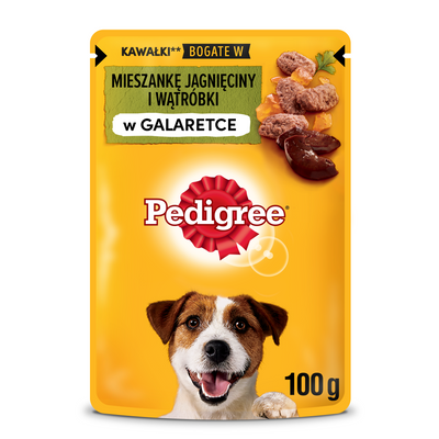 Pedigree Natvoer voor Volwassen Honden met Lam Gelei 100g