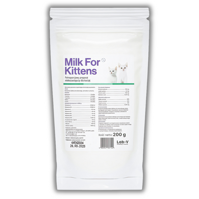 LAB-V Melk voor kittens - volledige melkvervanger 200 g