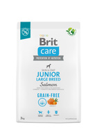 BRIT CARE Dog Grain-free Junior Large Breed Salmon 3kg