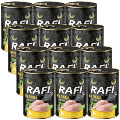 RAFI Cat Adult met kip 12x400g