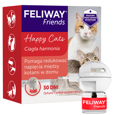 Ceva Feliway Friends verstuiver 48ml + Patroon 48ml 
