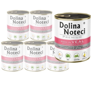 Dolina Noteci PREMIUM rijk aan kalfsvlees met groene erwten 30x800g