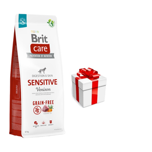 BRIT CARE Graanvrij Gevoelig Wild 12kg + GRATIS een verrassing voor je hond!