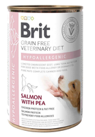 Brit Grain Free Veterinary Diet Hond Hypoallergeen Zalm met Erwten 400g