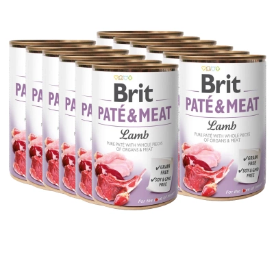 Brit Pate & Vlees Lam 12x400g