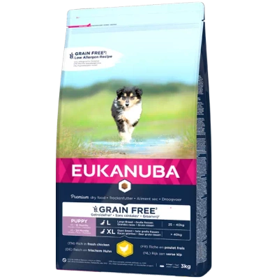 Eukanuba Puppy Large Graanvrij Kip 3kg