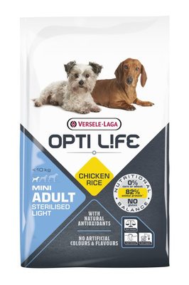 Versele-Laga Opti Life Adult Light Mini Kip met Rijst 7,5kg