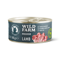 WILD FARM Mousse Lam 6x80g - graanvrije mousse voor katten