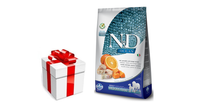 Farmina N&D Ocean Canine Adult Medium&Maxi Kabeljauw Pompoen&Sinaasappel 12kg + GRATIS een verrassing voor je hond!