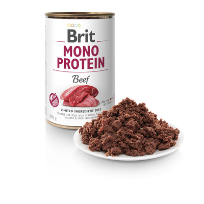 Brit Mono Protein Beef 3x400g + WILD FARM Monoprotein Pork 3x400g