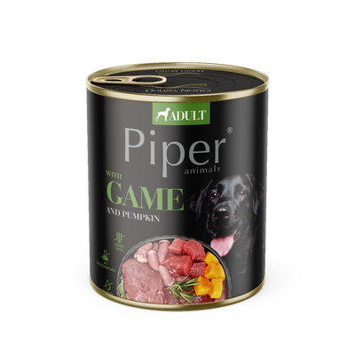 DOLINA NOTECI Piper voor honden met hertenvlees en pompoen 24x800g