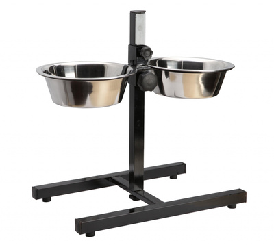 Kommen op verstelbare standaard 2 x 2,8L dia 24cm