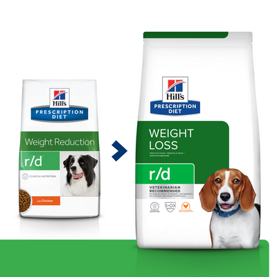 Hill's PD Prescription Diet Canine Weight Loss r/d 10kg + GRATIS een verrassing voor je hond!