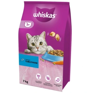 WHISKAS Adult 2x7 kg - droogvoer voor volwassen katten, met heerlijke tonijn
