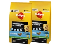 PEDIGREE® Junior Professional Nutrition 2x12 kg met gevogelte en groenten - droog compleetvoer voor puppy's van grote en middelgrote rassen