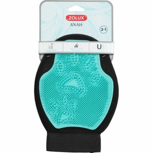 Zolux Anah dubbelzijdige hondenverzorgingshandschoen 2in1