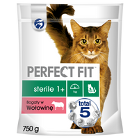 PERFECT FIT (Steriel 1+) 750g Runderrijk droogvoer voor katten na sterilisatie
