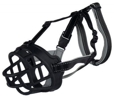 TRIXIE Muzzle Flex muilkorf, silicone, S, zwart