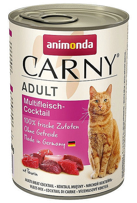 ANIMONDA Cat Carny Adult smaak: multivleescocktail 400g 