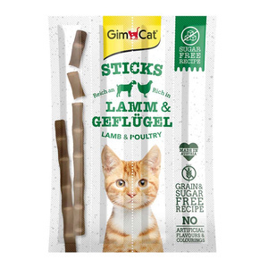 GIMCAT Sticks met lam en gevogelte 4 stuks
