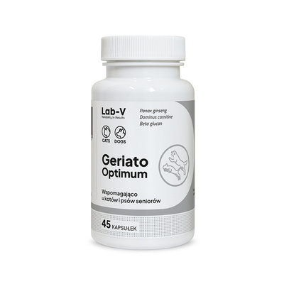 LAB-V Geriato Optimum - Gezondheidsondersteuning voor honden en katten 45 capsules