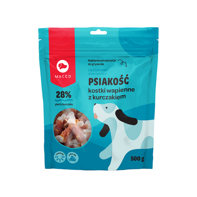 MACED blokjes met calcium en kippenvlees 500g