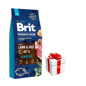 Brit Premium By Nature Sensitive Lam 8kg + GRATIS een verrassing voor je hond!