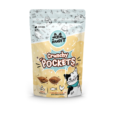 Mr Bandit Crunchy Pockets met tonijn en kip 40g