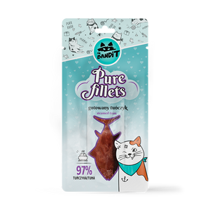 Mr Bandit Pure Filets gekookte tonijn 30g