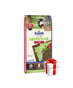 BOSCH Sensitive Lamb & Rice 15kg + GRATIS een verrassing voor je hond!
