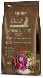 Fitmin Purity Rice Senior&amp;Light Venison&amp;Lamb 2 kg