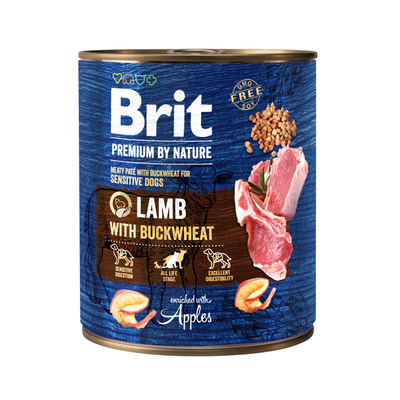 BRIT Premium by Nature Lamsvlees Met EIGEN WORTEL 6x800g
