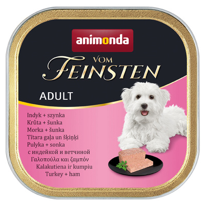 Animonda Dog Vom Feinsten Adult Kalkoen met Ham 150g