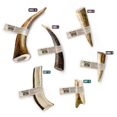 Animal Pack Natuurlijk Hertengewei Kauw Hard S 