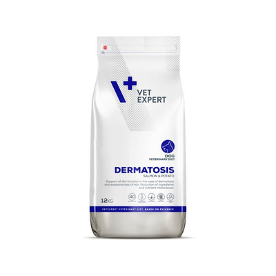 VETEXPERT Veterinary Diet Dog Dermatosis Salmon Potato 12kg 