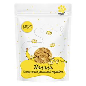 PACK VAN DIEREN-Banaan gevriesdroogd 30g