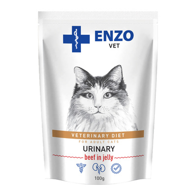 ENZO VET Urinary met rundvlees in gelei voor katten 100g
