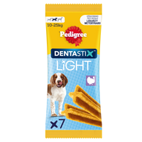Pedigree Dentastix Light Dental Chews hondensnacks voor middelgrote rassen 7 stuks. - 98g
